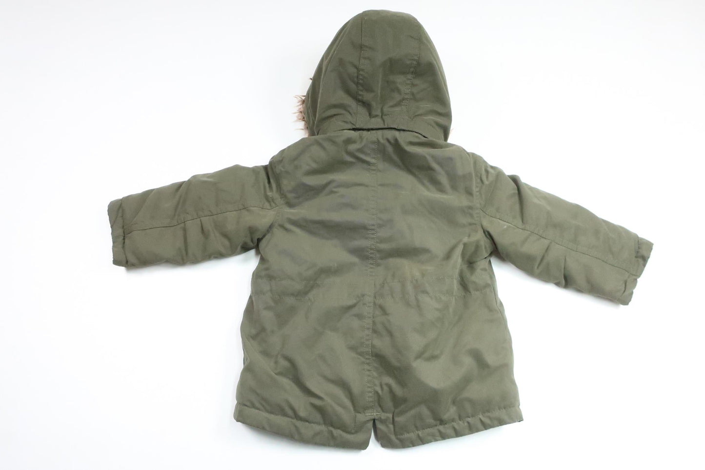 Fodrad jacka från H&M - Storlek 86 - Grön