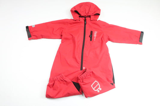 Skaloverall från KAXS - Storlek 86 - Röd