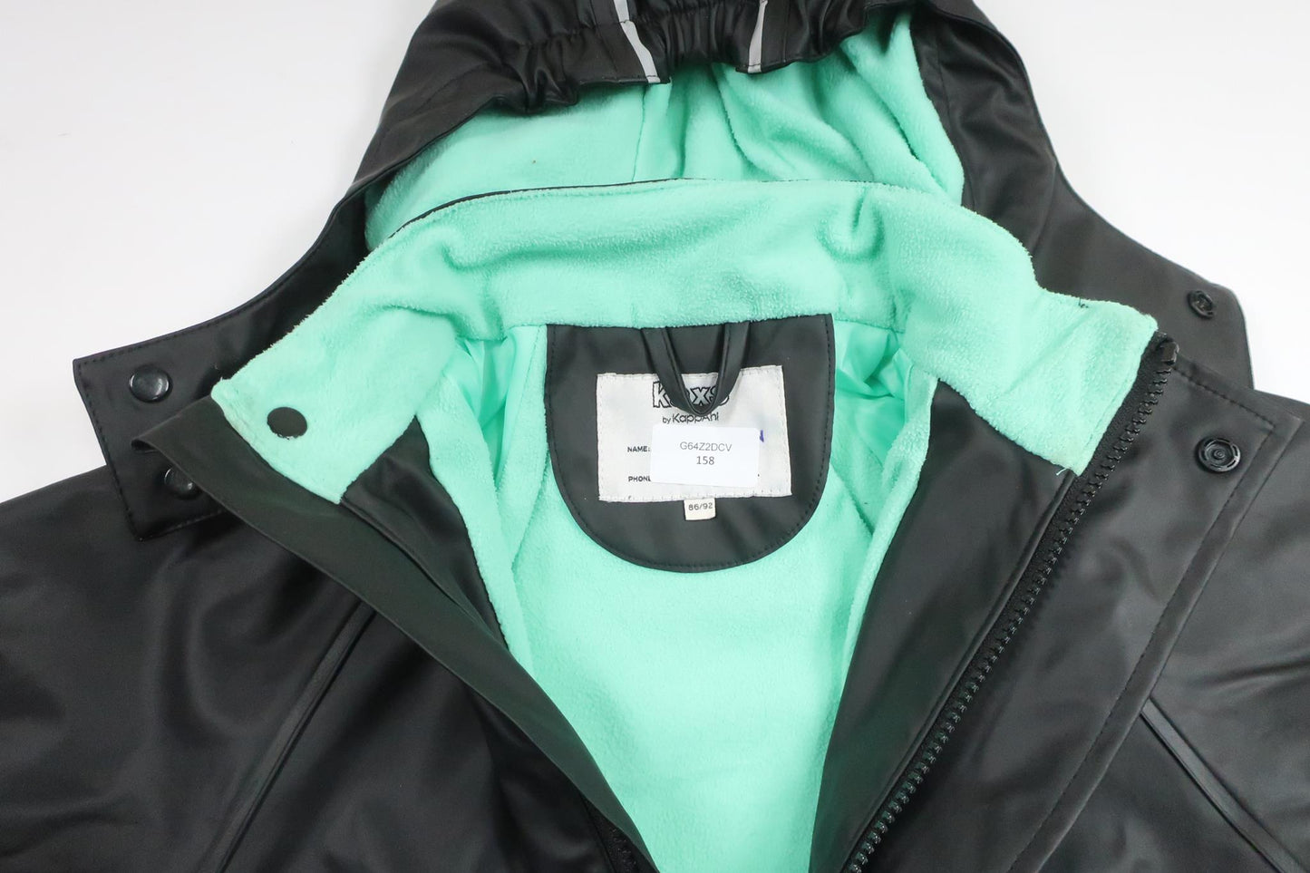 Regnjacka från KAXS - Storlek 86/92 - Svart