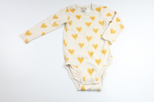 Body från Lindex - Storlek 86 - Benvit