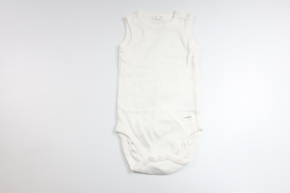 Linnebody från Newbie - Storlek 86 - Vit