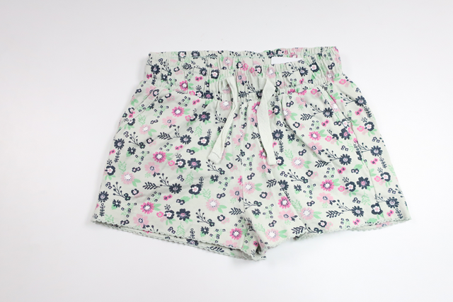 Blommiga shorts från Sweetie - Storlek 86 - Blå