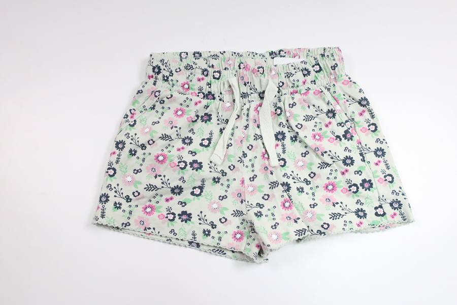 Blommiga shorts från Sweetie - Storlek 86 - Blå