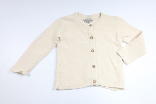 Stickad kofta från Amy & Lucy - Storlek 92 - Beige