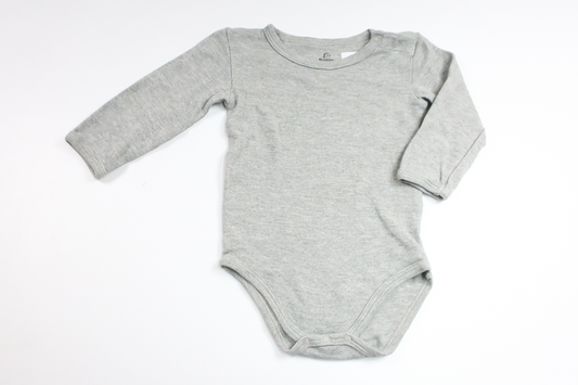 Body från Basic U - Storlek 68 - Grå