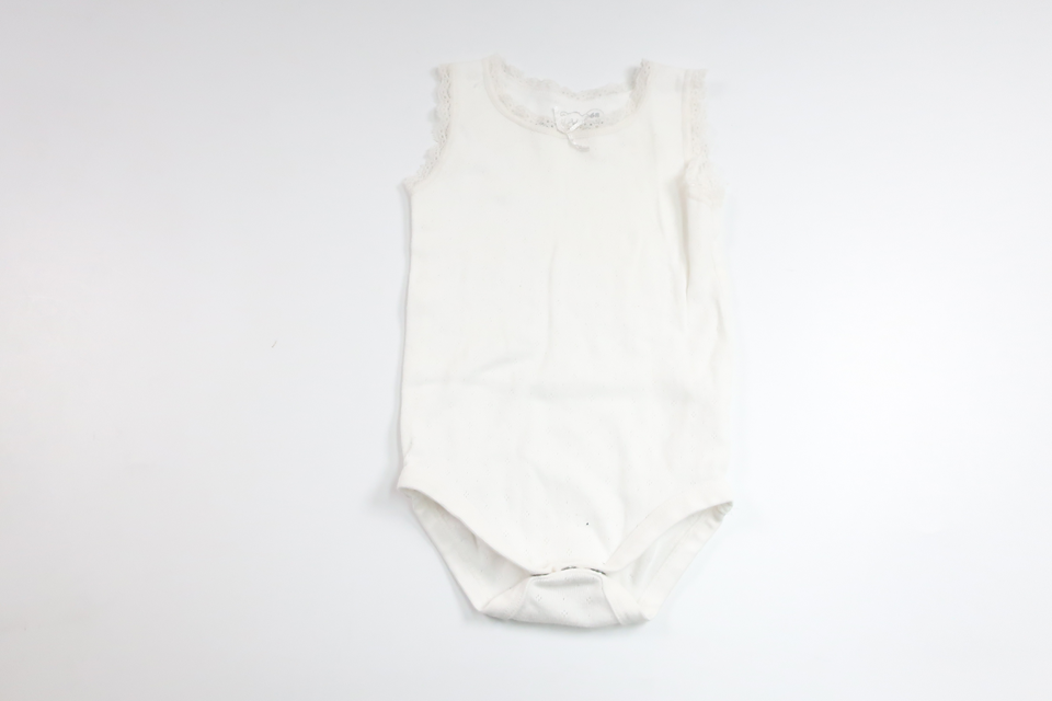 Linnebody från Petite Mini - Storlek 68 - Vit