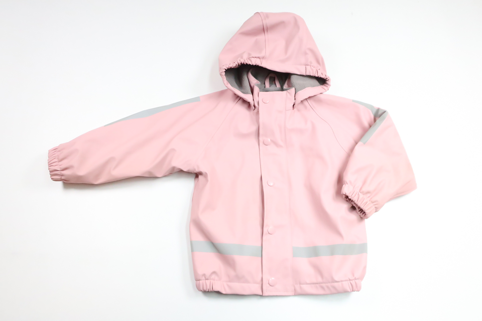 Fodrad regnjacka från Strova - Storlek 86/92 - Rosa