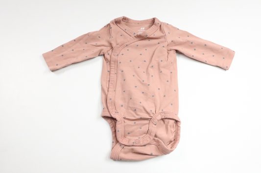 Prickig omlottbody från H&M - Storlek 50 - Rosa