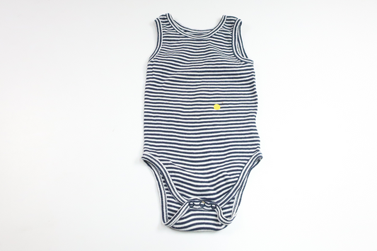 Ribbad linnebody från Cubus - Storlek 80 - Marinblå