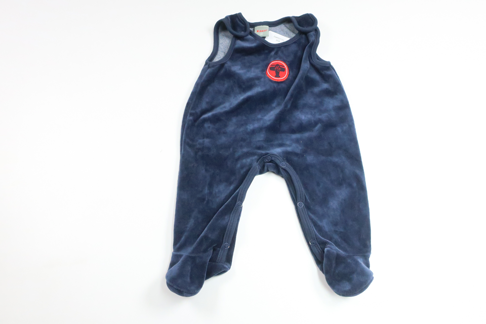 Fleece jumpsuit from Kanz - Size 56 - Navy blue