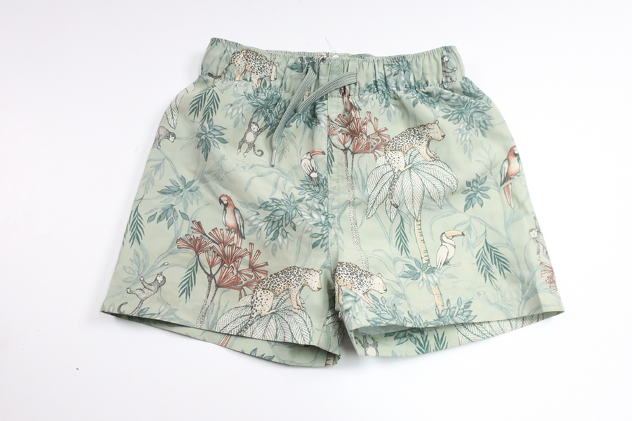 Badshorts från Newbie - Storlek 98/104 - Grön