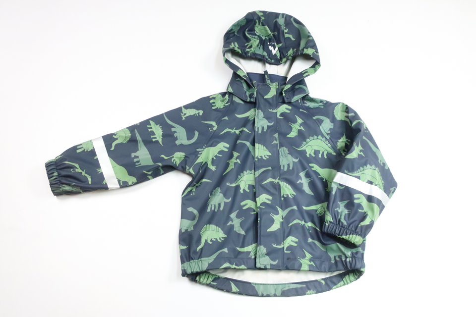 Regnjacka med dinosaurier från McKinley - Storlek 86/92 - Marinblå