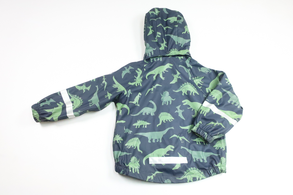 Regnjacka med dinosaurier från McKinley - Storlek 86/92 - Marinblå