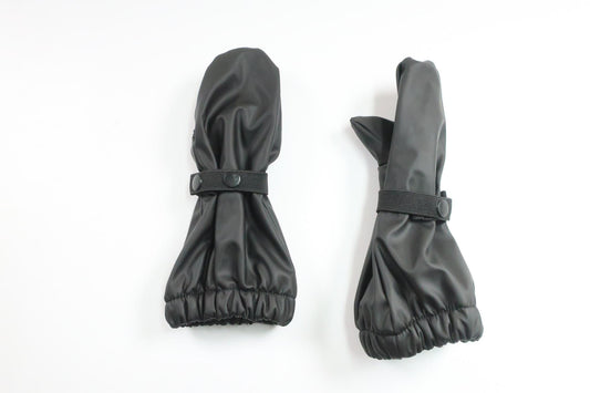 Fleecefodrade vantar från Kappahl - Storlek 86/92 - Svart