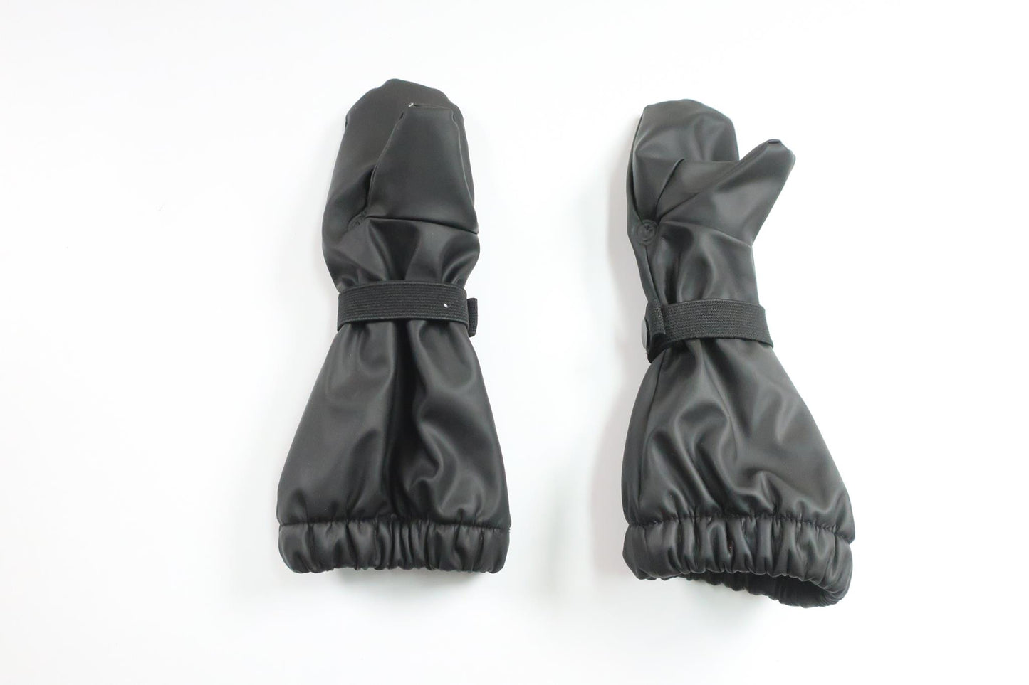 Fleecefodrade vantar från Kappahl - Storlek 86/92 - Svart