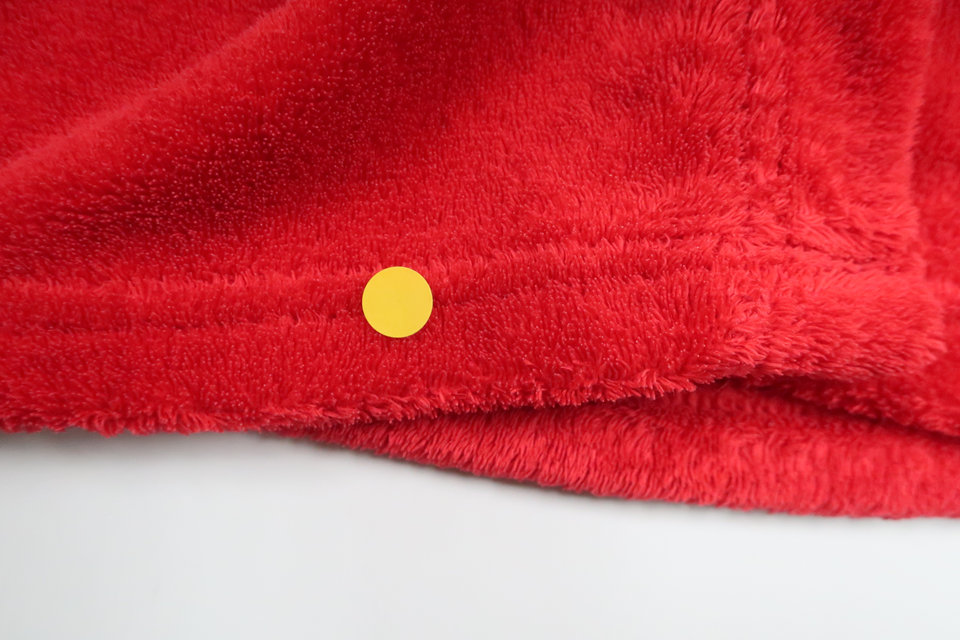 Badrock/Morgonrock från Okänt - Storlek 86/92 - Röd