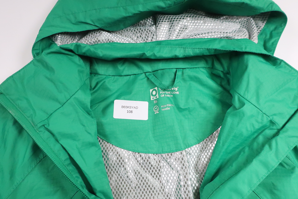 Vindjacka från Katvig - Storlek 86 - Grön