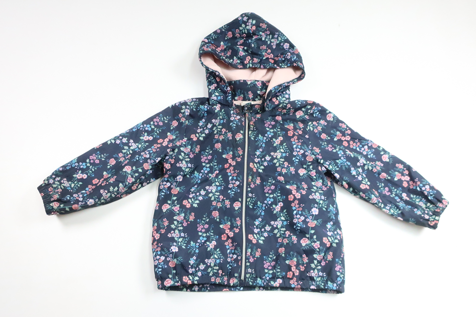 Fleecefodrad vindjacka från H&M - Storlek 86 - Marinblå