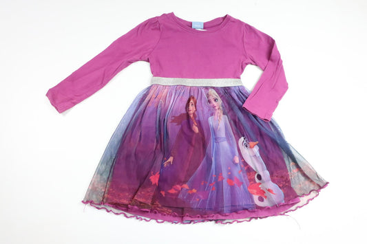 Tyllklänning med Frost från Disney - Storlek 86/92 - Lila