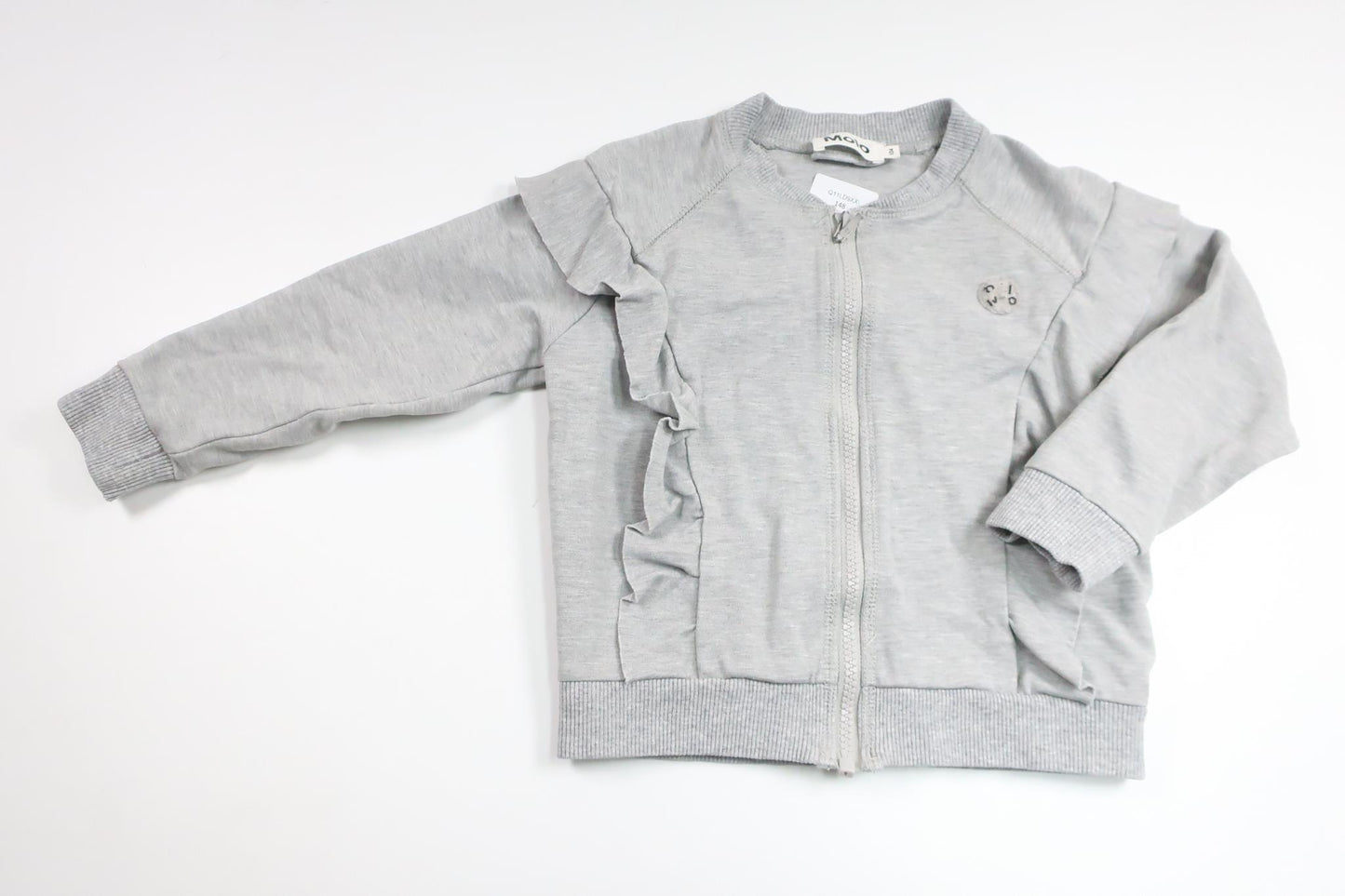 Kofta med volang från Molo - Storlek 104 - Grå