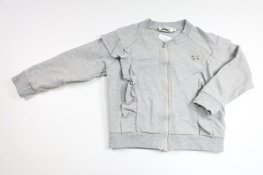 Kofta med volang från Molo - Storlek 104 - Grå