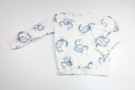 Sweatshirt från Newbie - Storlek 110/116 - Vit