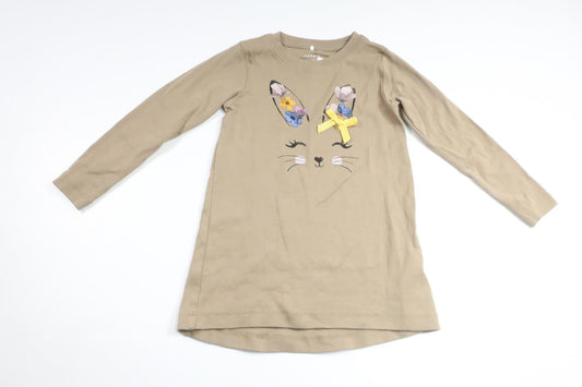 Klänning från Name It - Storlek 98 - Beige
