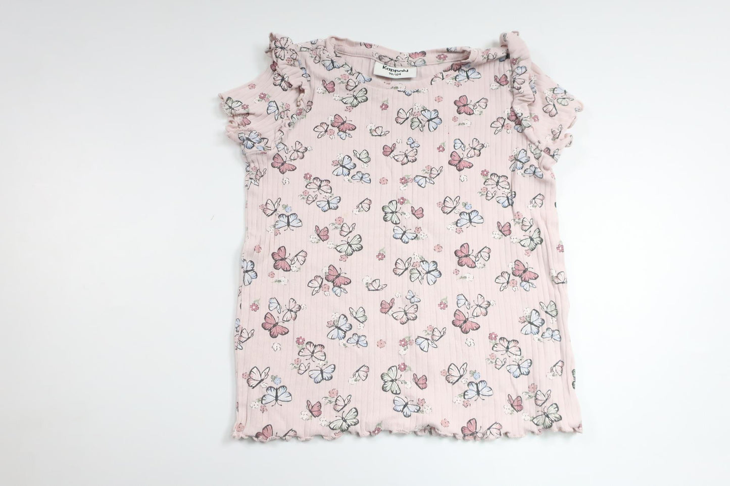 tröja med fjärilar från Kappahl - Storlek 98/104 - Rosa