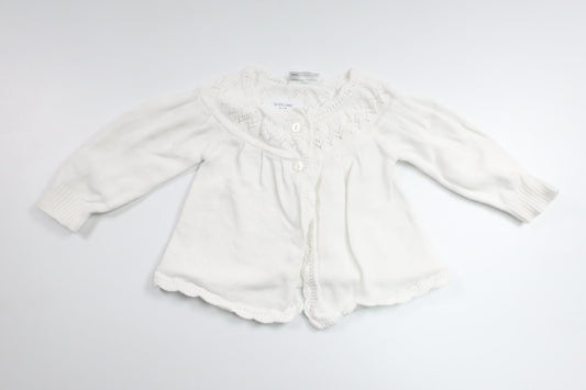 Stickad kofta från Kappahl - Storlek 56 - Vit