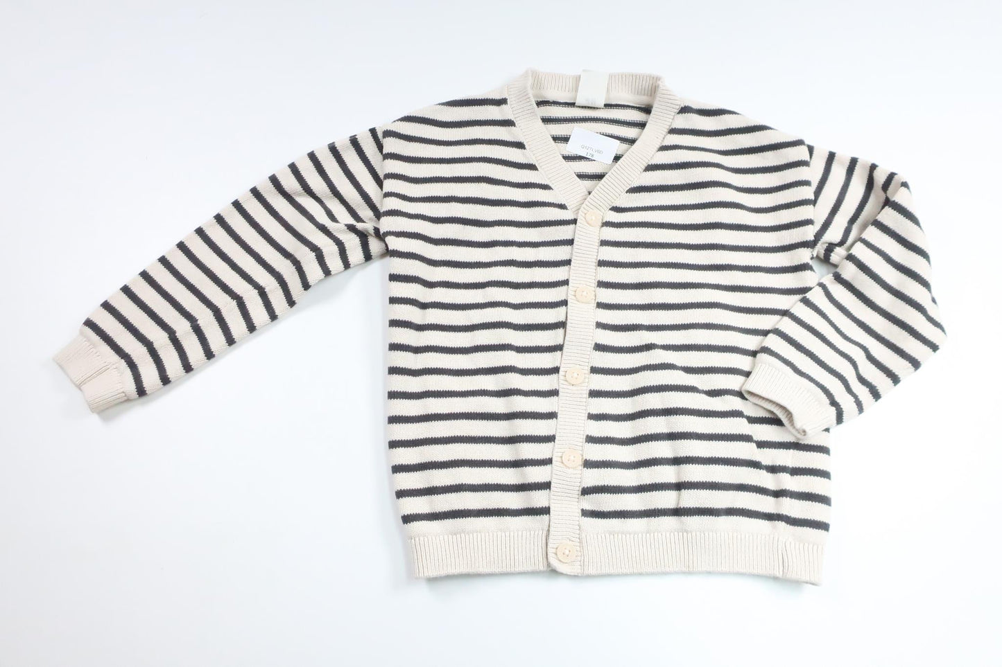 Stickad kofta från H&M - Storlek 104 - Benvit