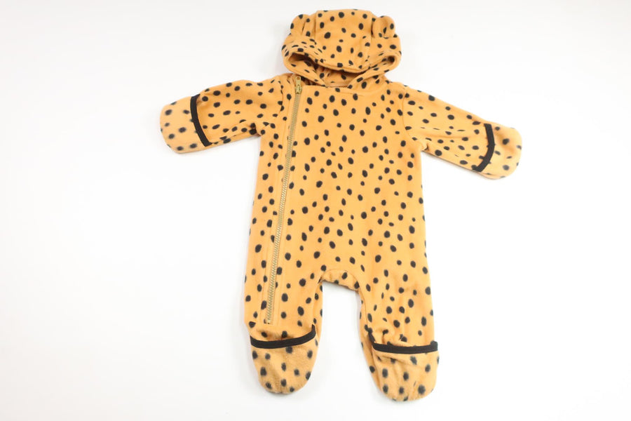 Prickig fleeceoverall från Cubus - Storlek 50/56 - Gul