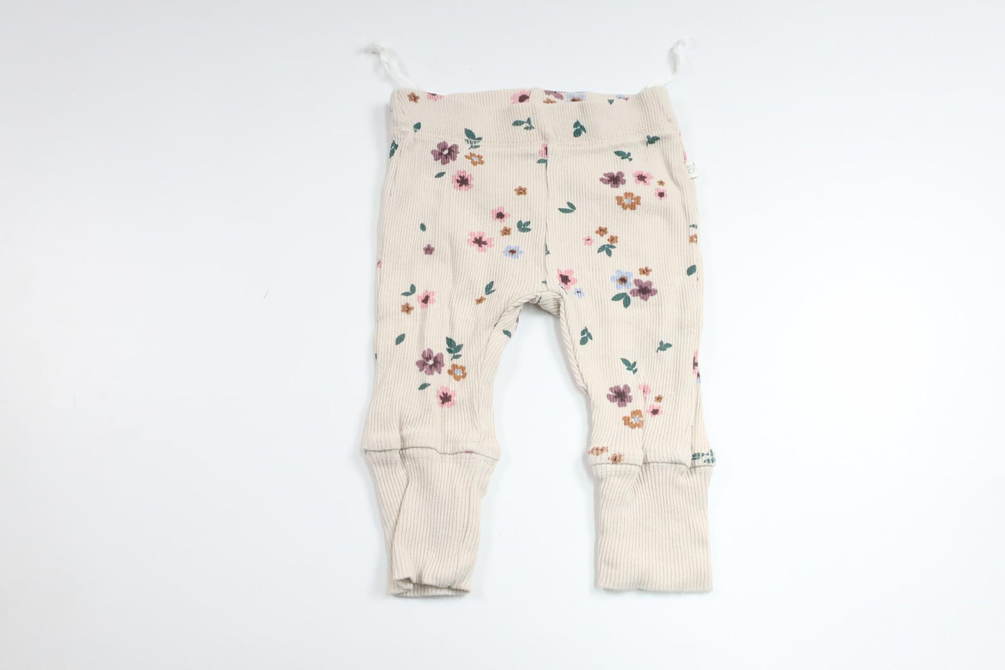 Ribbade byxor från Tiny One - Storlek 50 - Beige