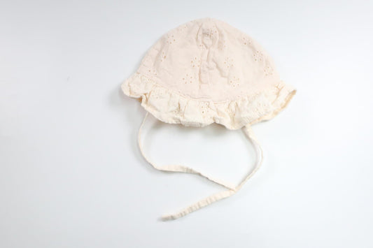 Solhatt från H&M - Storlek 50/56 - Benvit