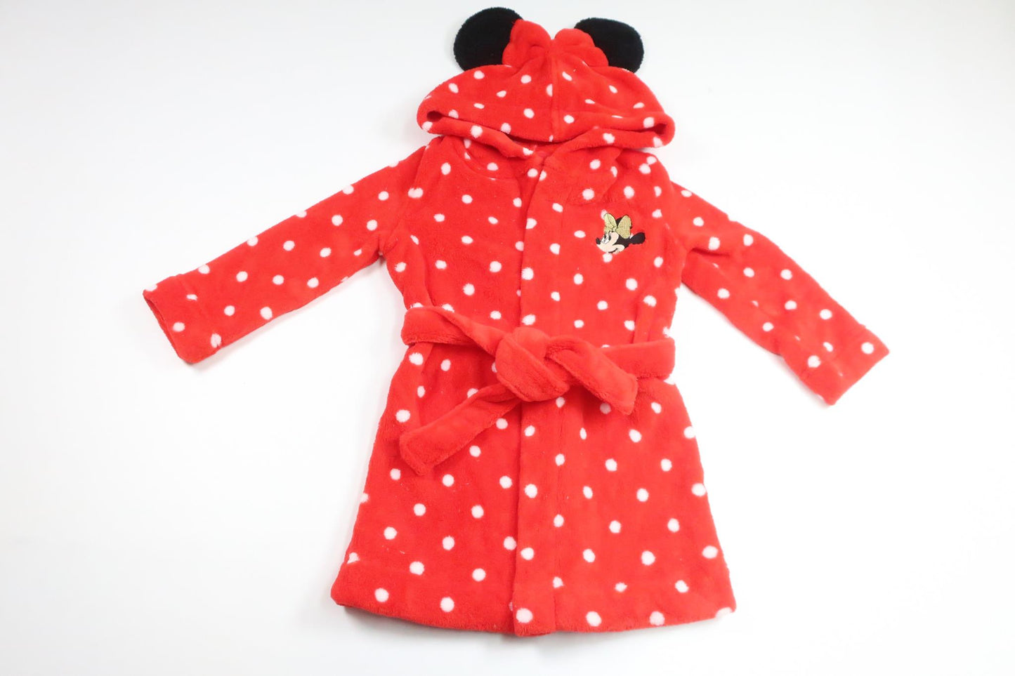 Morgonrock/Badrock med Mimmi från H&M - Storlek 98/104 - Röd