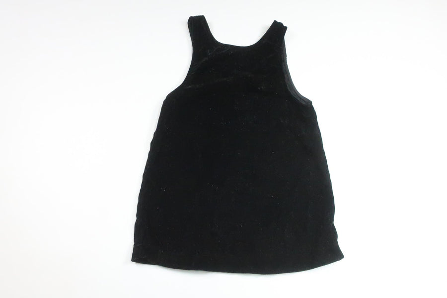 Klänning i fleece från H&M - Storlek 98 - Svart