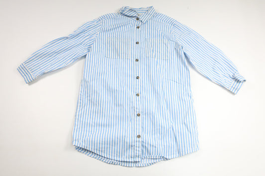 Randig skjortklänning från H&M - Storlek 110 - Blå