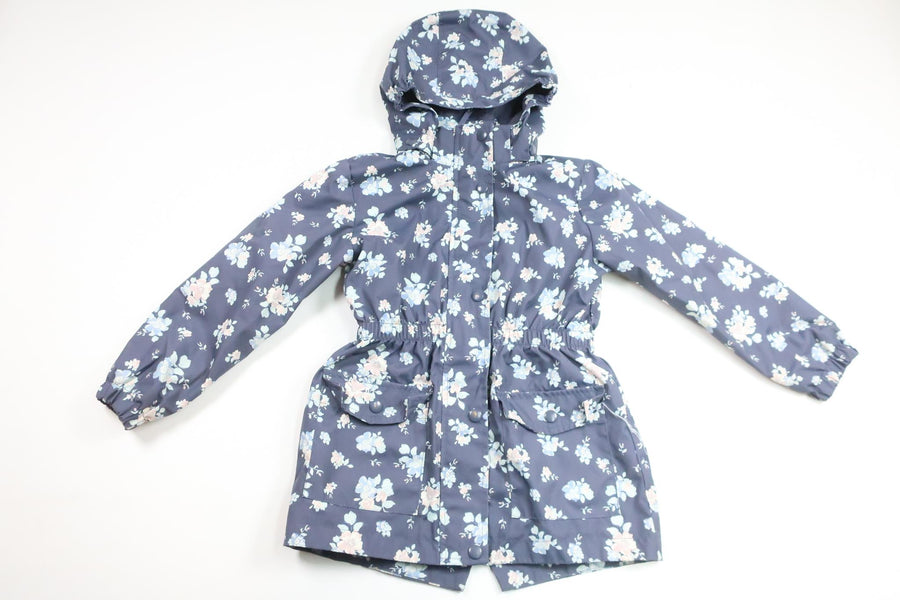Blommig kappa från Kappahl - Storlek 122 - Blå