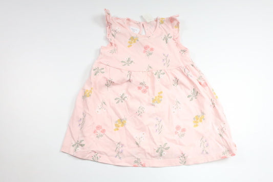 Blommig klänning från H&M - Storlek 74 - Rosa