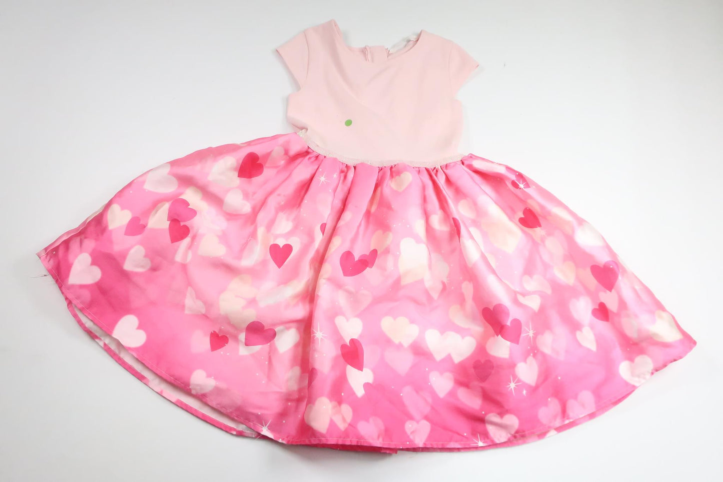 Party dress with hearts from H&M - Size 122/128 - Pink