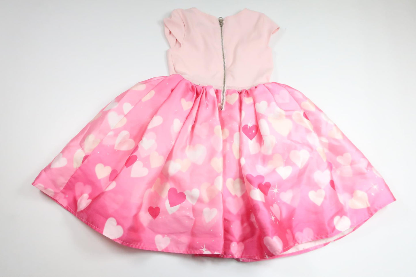 Party dress with hearts from H&M - Size 122/128 - Pink