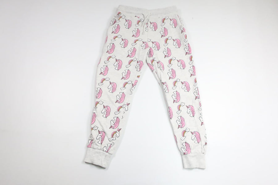 Byxor med enhörningar från VRS - Storlek 128 - Grå