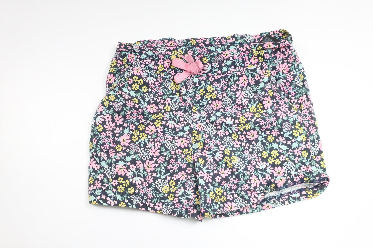Blommiga shorts från H&M - Storlek 110/116 - Blå