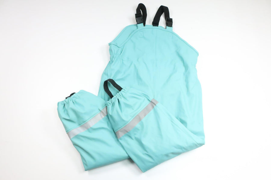 Fleecefodrad regnbyxor från Nordbjörn - Storlek 122/128 - Blå