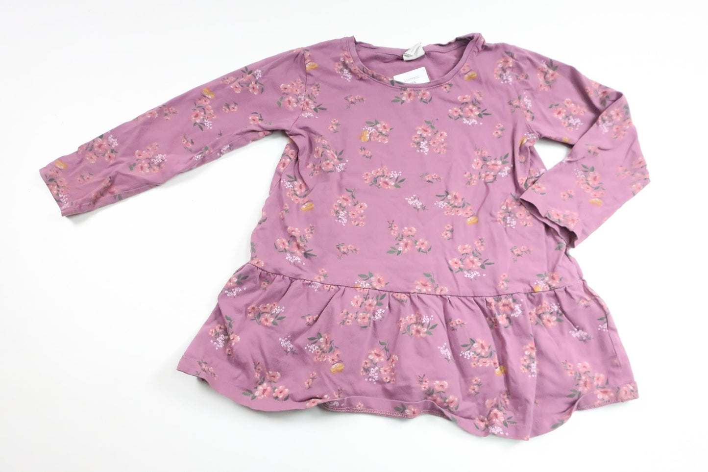Floral dress from Lindex - Size 104 - Purple