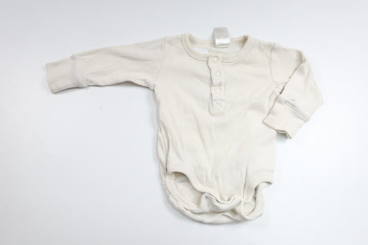 Ribbed bodysuit from H&M - Size 56 - Off-white