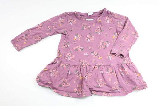 Floral dress from Lindex - Size 92 - Purple