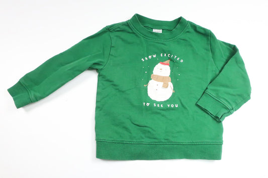 Sweatshirt från Carter's - Storlek 80 - Grön