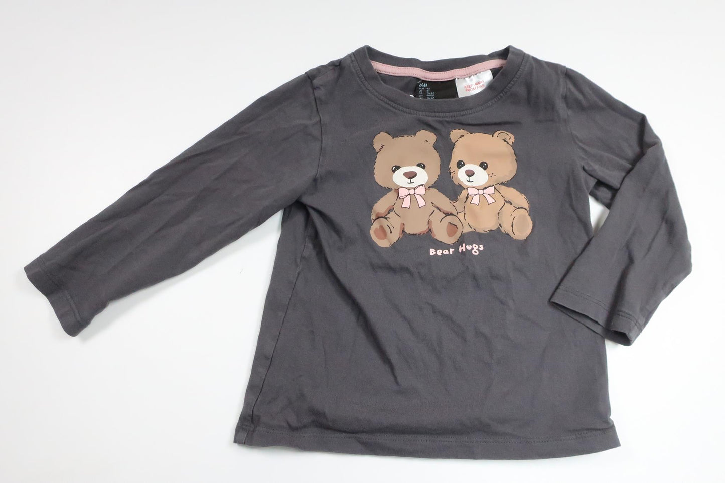 Tvådelad pyjamas från H&M - Storlek 92 - Grå