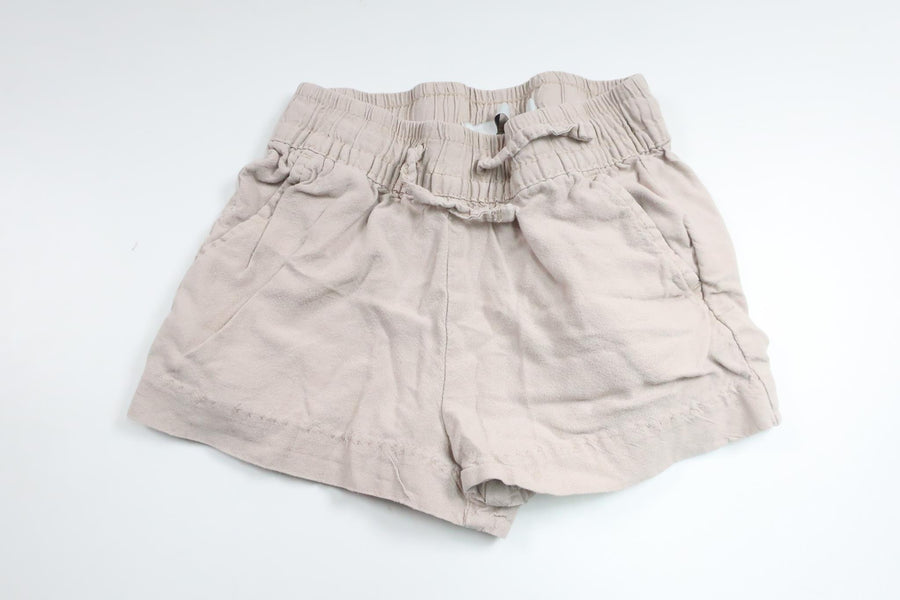 Shorts i linnemix från lage - Storlek 90 - Beige