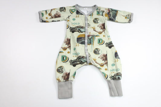 Pyjamas med Harry Potter motiv från Hemsytt - Storlek 56 - Grön